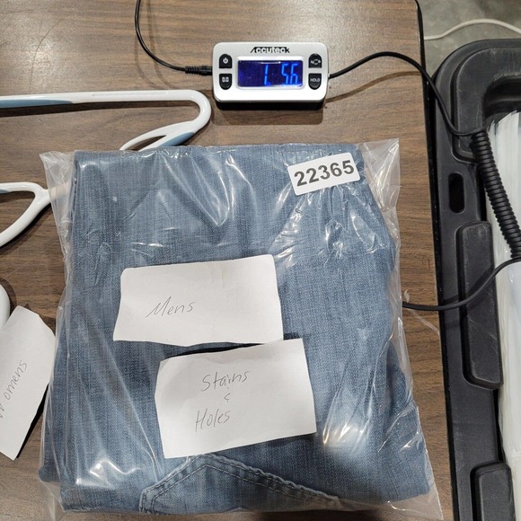 Buffalo David Bitton Jeans Mens 29x32 Blue Denim THRASHED Grunge Distressed - Picture 16 of 16